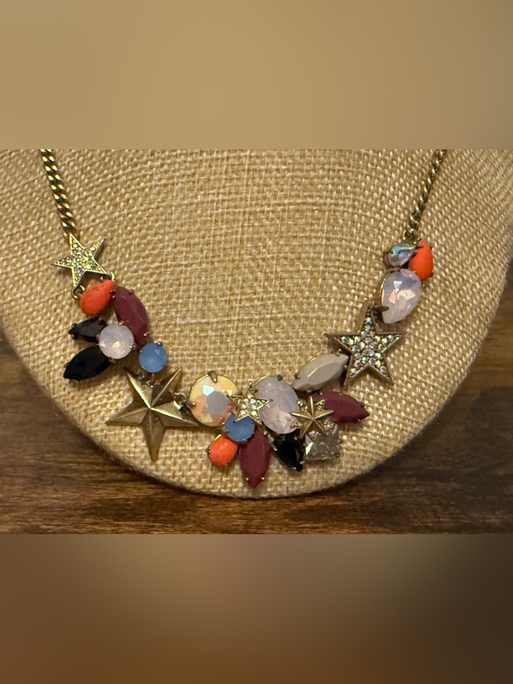 J,Crew Fashion Multicolor Star Statement Necklace - Women